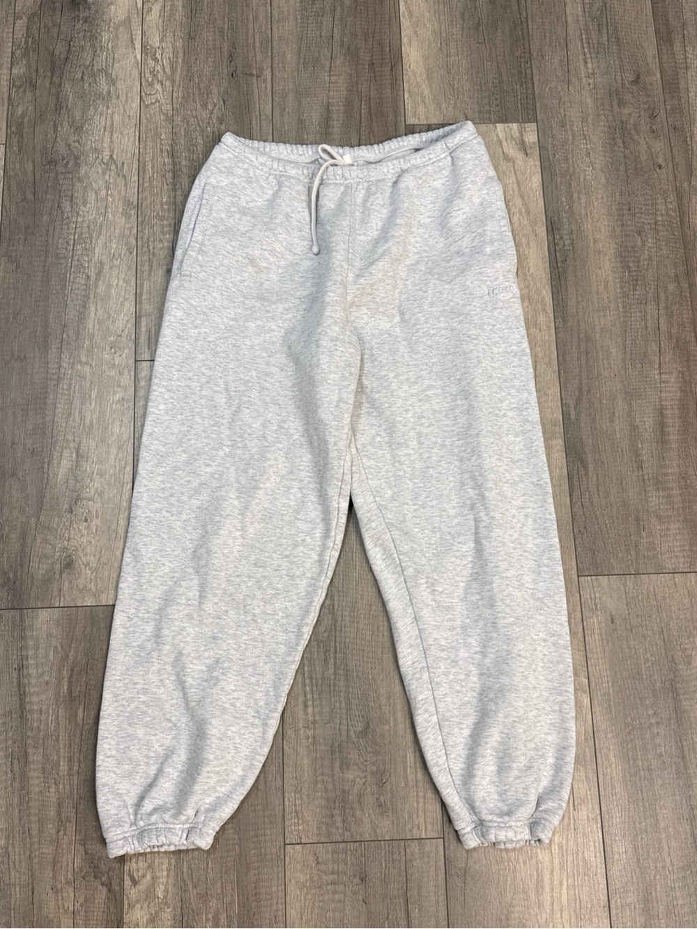 SKIMS Light Gray Fleece Jogger Pants